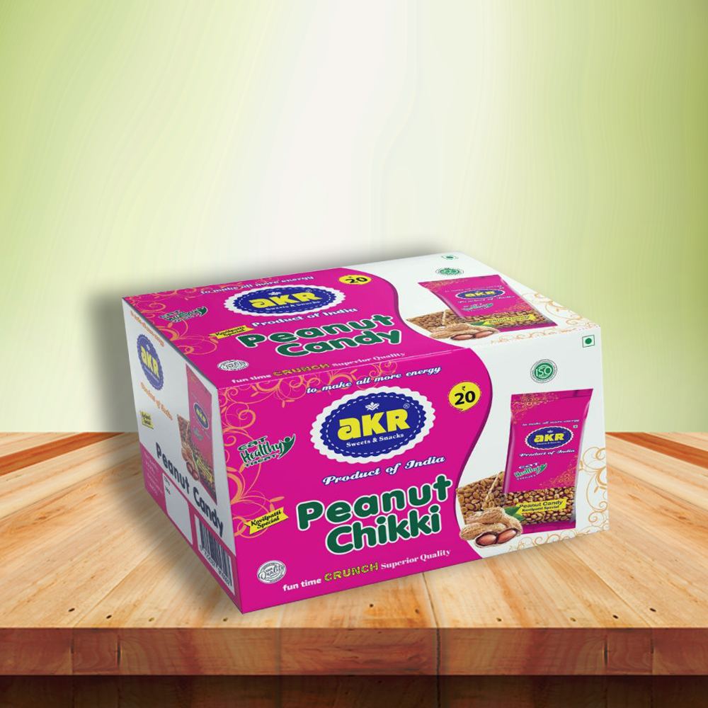 Peanut Chikki Box - 50Gms X 15Pcs