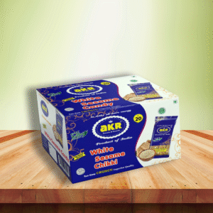 White Seasame Chikki Box - 40Gms X 15 Pcs